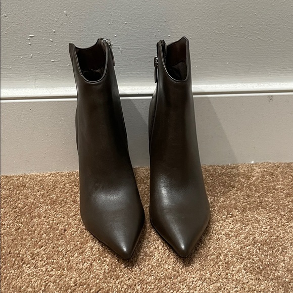Marc Fisher Dark Brown Ankle Booties - Picture 1 of 4